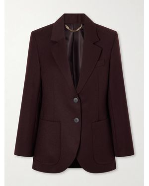 Victoria Beckham Katherine Wool Jacket - Purple