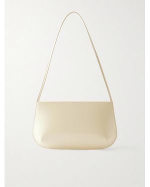 Faune Bra Leather Shoulder Bag - White