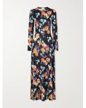 Ulla Johnson Amari Floral-Print Jersey Maxi Dress - White