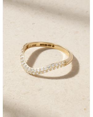 STONE AND STRAND Anjelica 14-Karat Diamond Ring - Natural