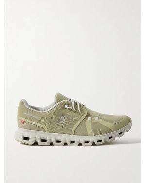 On Shoes Cloud 6 Sneakers Aus Mesh - Grün
