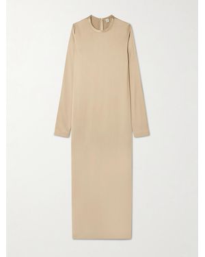 TOTEME Maxikleid Aus Satin - Natur