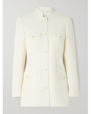 LIBEROWE The Vanguard Raja Wool-Crepe Jacket - Natural