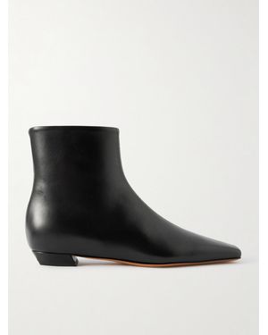 Proenza Schouler Trap 20 Leather Ankle Boots - Black