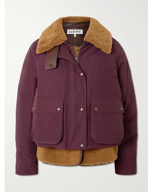 Loewe Two-Layer Jacket With Vest - Red