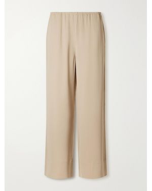 TOTEME Cady Wide-Leg Pants - Natural