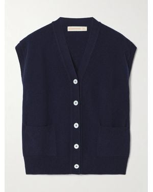 &Daughter Wexford Wool Vest - Blue