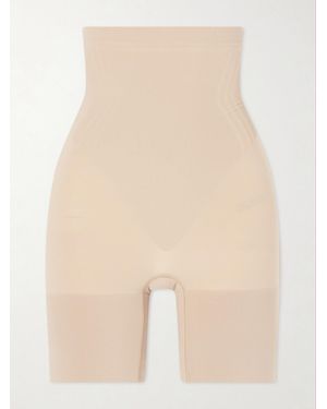 Spanx Sculpt Gofigure High-Waisted Mid-Thigh Shorts - Natural