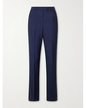 Kallmeyer Charlie Woven Mid-Rise Straight-Leg Trousers - Blue