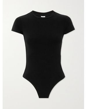 RE/DONE Body Aus Baumwoll-Jersey Mit Stretch-Anteil - Schwarz