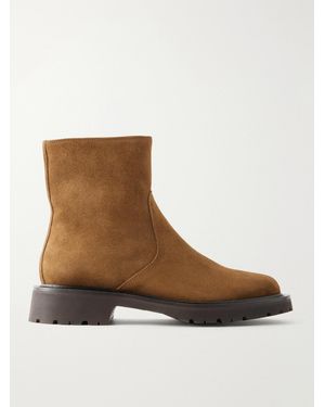 LEGRES 61 Suede Ankle Boots - Brown