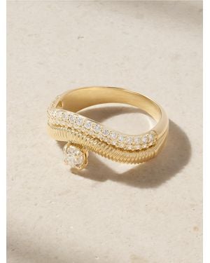 STONE AND STRAND Anjelica 14-Karat Diamond Ring - Natural