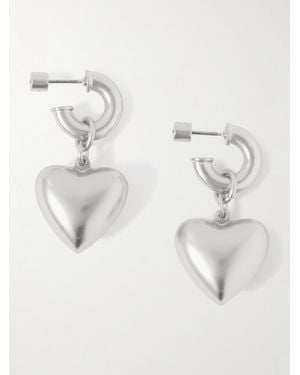 Roxanne Assoulin Heart & Soul-Tone Hoop Earrings - Natural