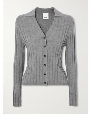 Allude Cardigan Aus Wolle - Grau