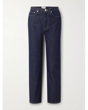 Loulou de Saison Jude Organic High-Rise Straight-Leg Jeans - Blue