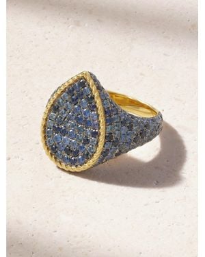 Yvonne Léon Poire 9-Karat Sapphire Ring - Blue
