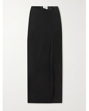 Galvan London Alicja Stretch-Jersey Maxi Skirt - Black