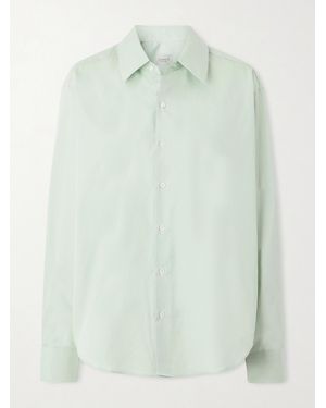 Comme Si Cotton-Poplin Shirt - Green