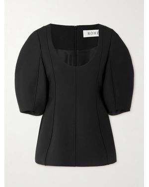 Rohe Wool-Blend Top - Black
