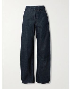 Lemaire Barrel-Leg Organic Denim Wide-Leg Trousers - Blue