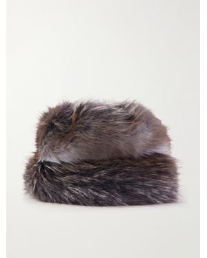Anna Sui Plush Hat - Brown