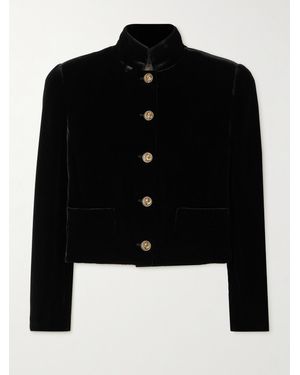 Loro Piana Stephanie Velvet Jacket - Black