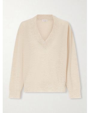 Brunello Cucinelli Knitted Jumper - Natural