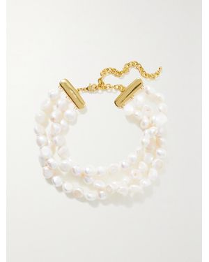Cult Gaia Nora-Tone Pearl Choker - Natural