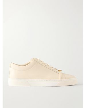 Jennifer Chamandi Leather Trainers - Natural