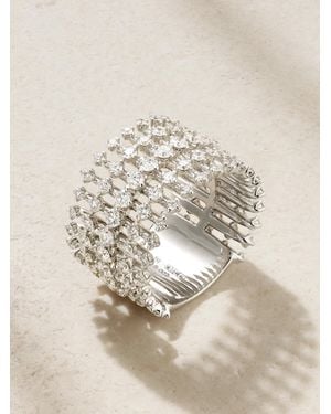 Fernando Jorge Disco Ring Aus 18 Karat Weißgold Mit Diamanten - Natur