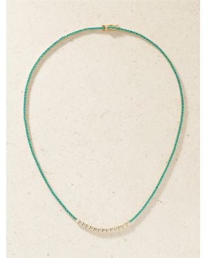 Jennifer Meyer Small 18-Karat, Diamond And Tennis Necklace - Natural