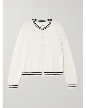 Allude Cardigan En Cachemire À Rayures - Neutre