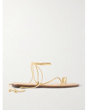 Amanu The Karima Leather Sandals - Natural
