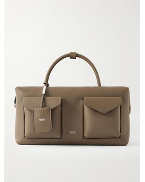 Max Mara Tote Aus Strukturiertem Leder - Braun
