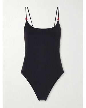 Lido Ventiquattro Embellished One-Piece - Black