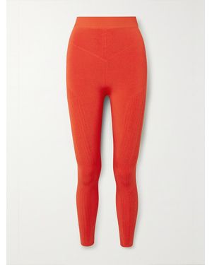 AZ FACTORY Mybody Panelled Stretch-Knit Leggings - Red