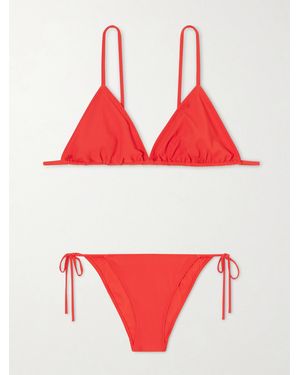 Lido Venti Triangle Halterneck Bikini - Red