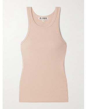 ÉTERNE Ribbed Stretch-Jersey Tank - Natural