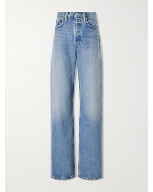 Agolde Vintage Loose High-Rise Straight-Leg Jeans - Blue