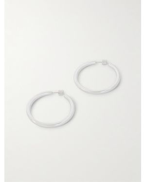 Jennifer Fisher Baby Lilly Versilberte Creolen - Natur