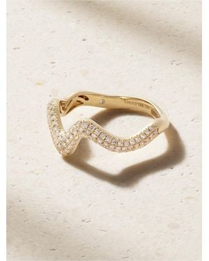 SHAY Wave 18-Karat Diamond Ring - Natural