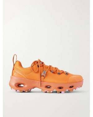 Loewe On Cloudsolo Hiker Rubber-Trimmed Twill Trainers - Orange
