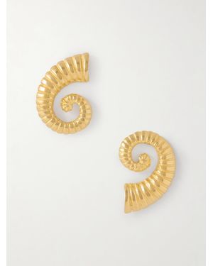 YSSO 1989-Plated Earrings - Metallic