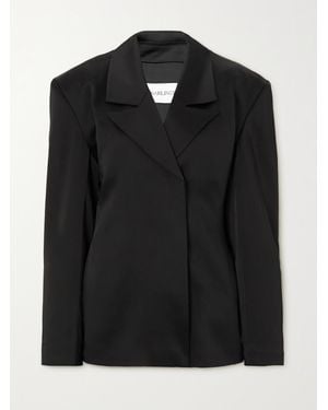 16Arlington Lorelei Satin Blazer - Black