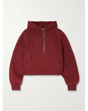 lululemon Scuba Oversized Cotton-Blend Jersey Hoodie - Red