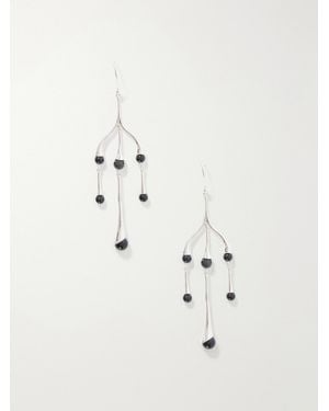 Sophie Buhai Petite Chandelier Sterling And Onyx Earrings - Natural
