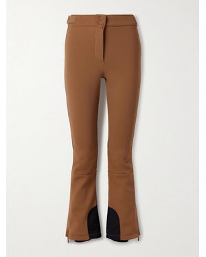 CORDOVA Saint Moritz Stretch Tech-Jersey Flared Ski Trousers - Brown