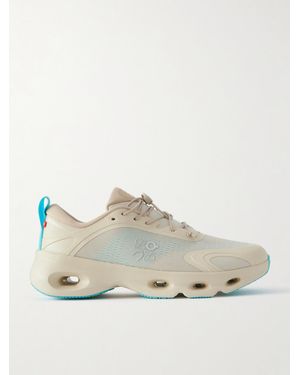 Loewe On Cloud Rubber-Trimmed Recycled-Mesh Trainers - Natural