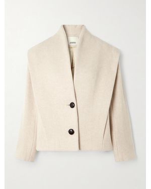 Isabel Marant Dyogo Wool-Blend Jacket - Natural