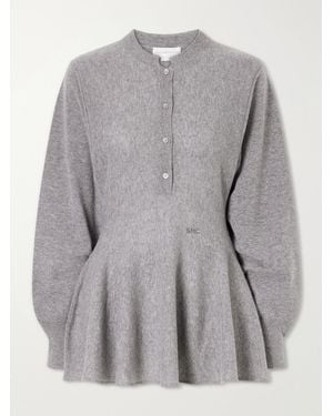 Stella McCartney Wool Peplum Jumper - Grey